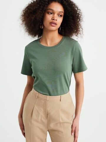 WE Fashion Tričko – zelená: přední strana
