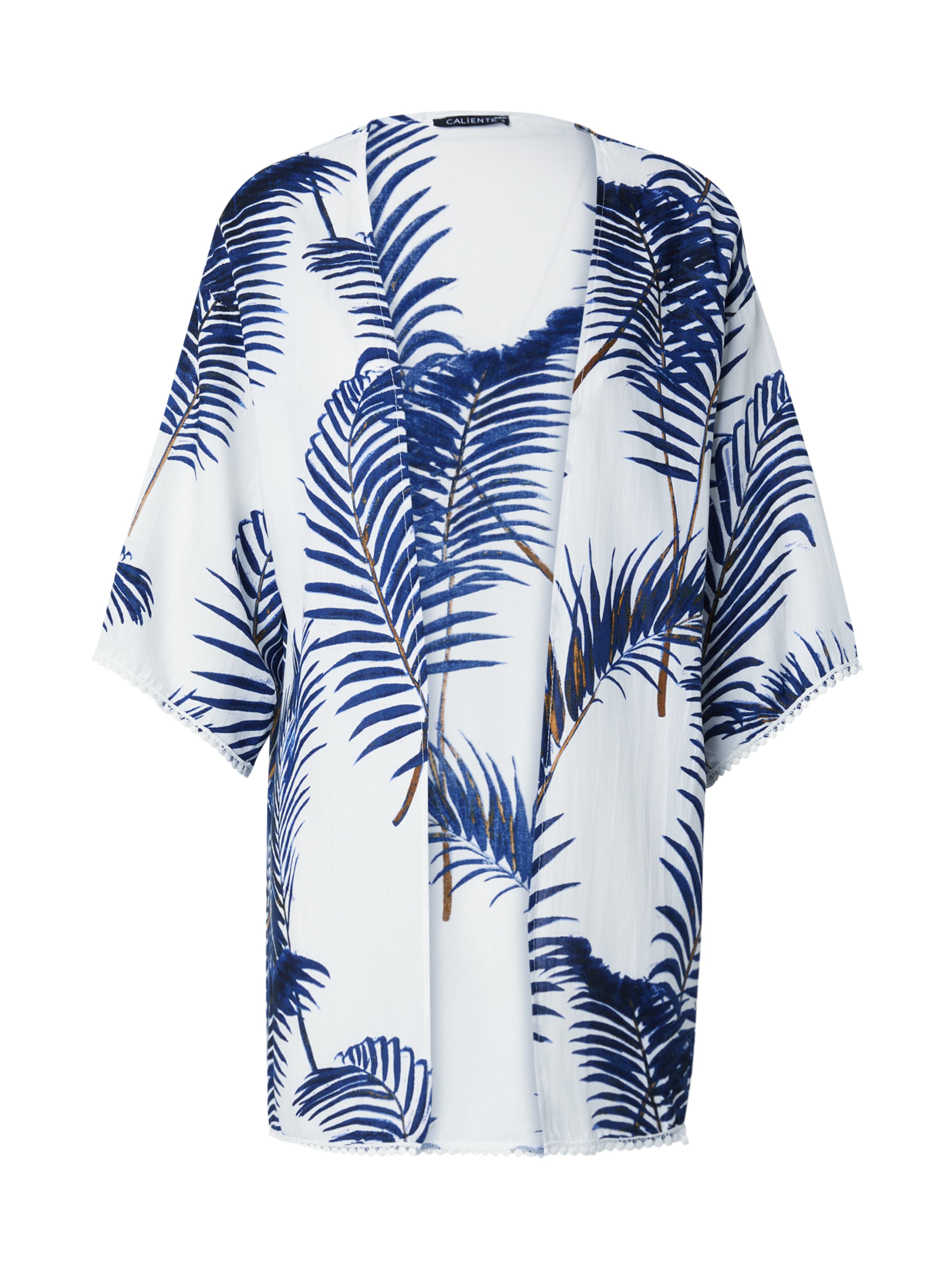 Kimono di Bianco Lucci in blu: frontale