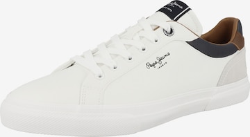 Pepe Jeans Низкие кроссовки 'Kenton Court' в Белый: спереди