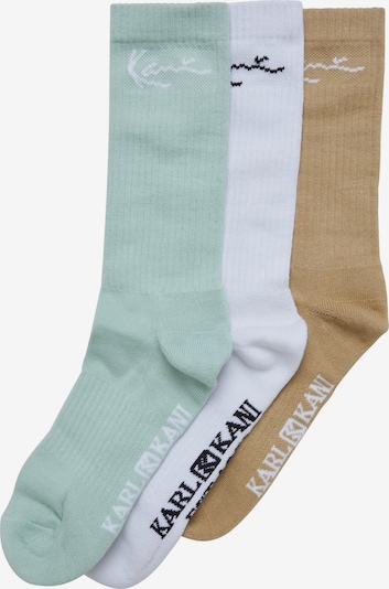 Karl Kani Čarape u pijesak / menta / crna / bijela, Pregled proizvoda
