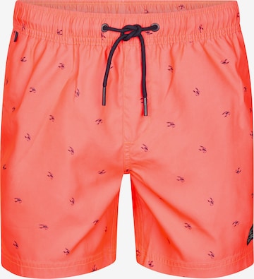 Petrol Industries Zwemshorts 'Relámpago' in Roze: voorkant