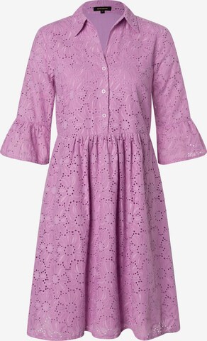 MORE & MORE Shirt Dress in Purple: front
