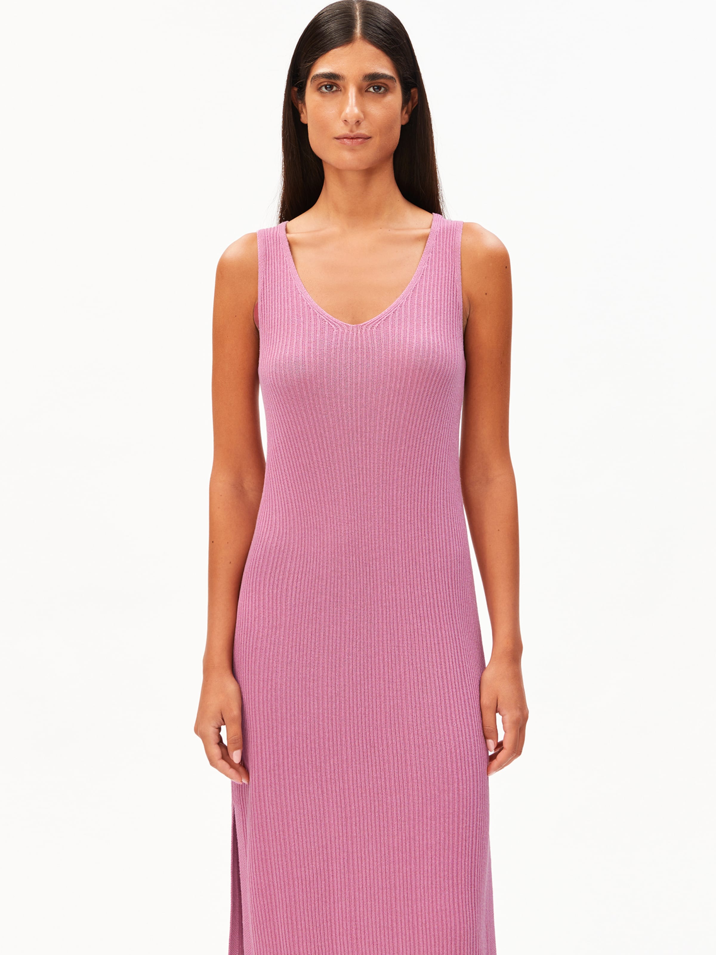 ARMEDANGELS Kleid LINEN BLEND in Pink: Vorderseite