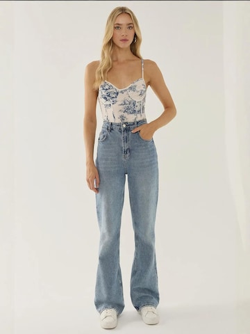 Hiccup - Camisa body em bege