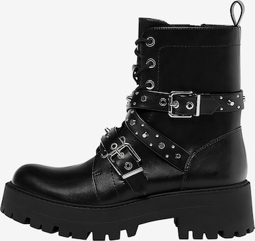 Pull&Bear Ankle Boots in Schwarz