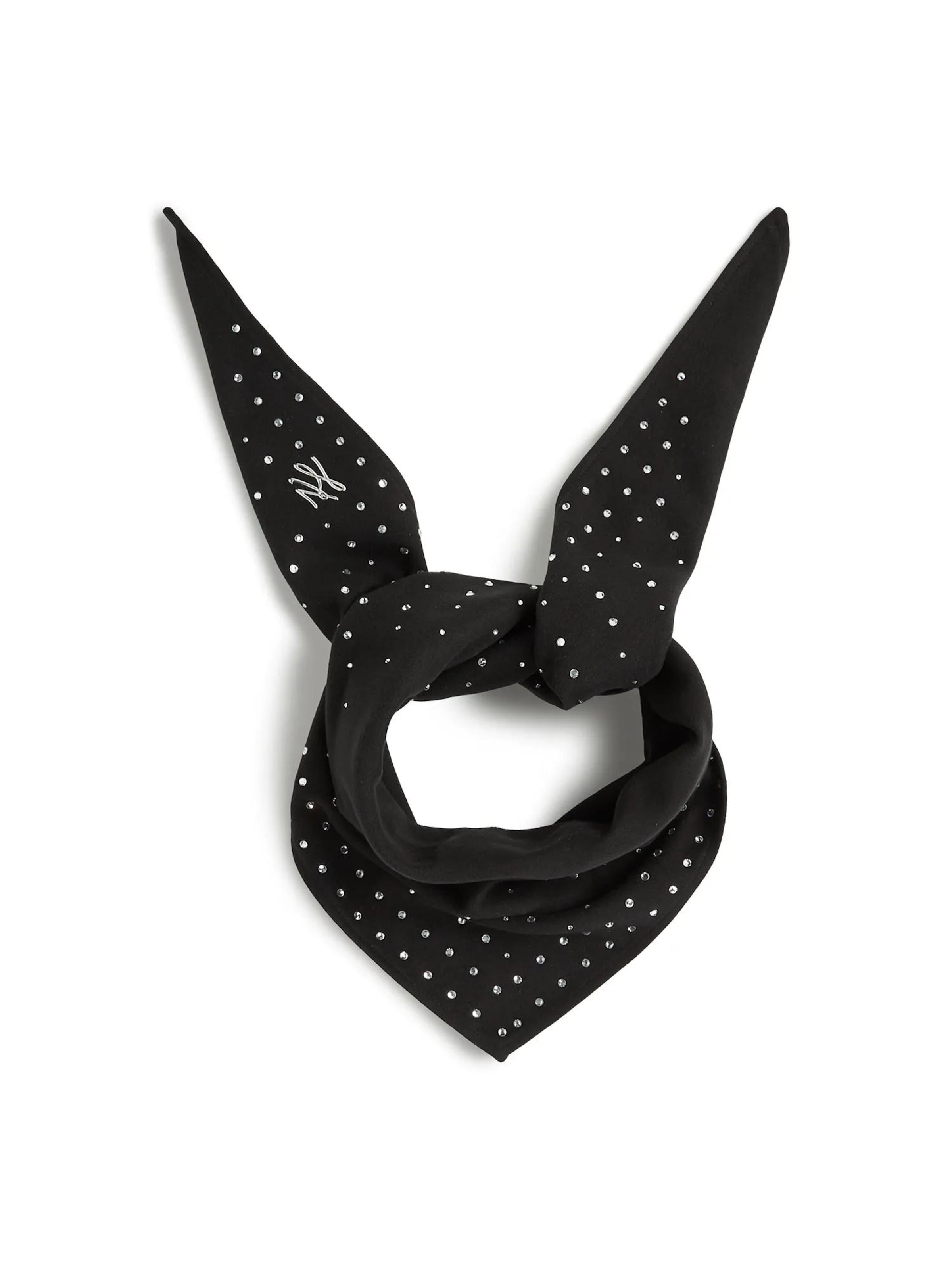 Karl Lagerfeld Scarf i svart: framsida