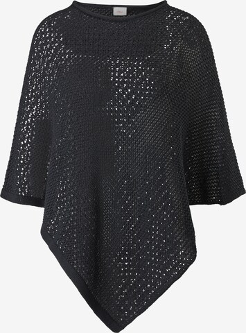 s.Oliver Cape in Black: front