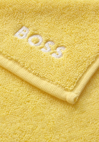 BOSS Home Waschlappen 'PLAIN' in Gelb