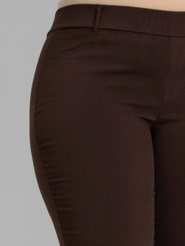 Skinny Leggings 'Copenhagen' SANDGAARD en marron