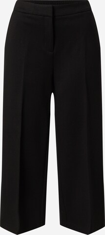 Wide leg Pantaloni con piega frontale 'Teslima' di BOSS in nero: frontale