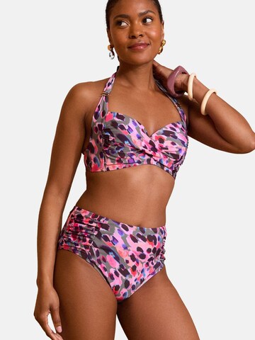 Bustier Bikini love & roses en vert : devant