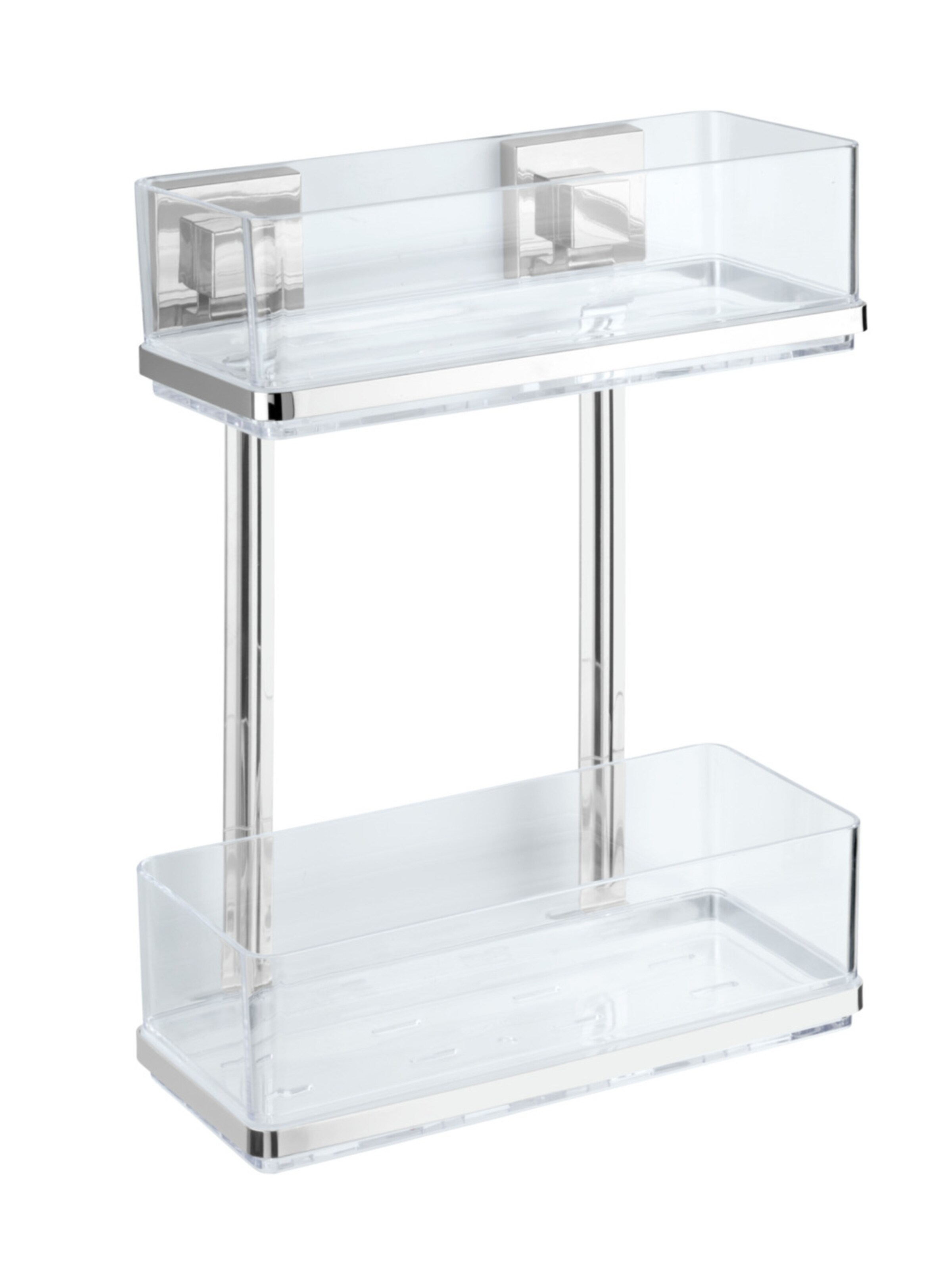 Wenko Shower Accessories 'Quadro' in Transparent: front