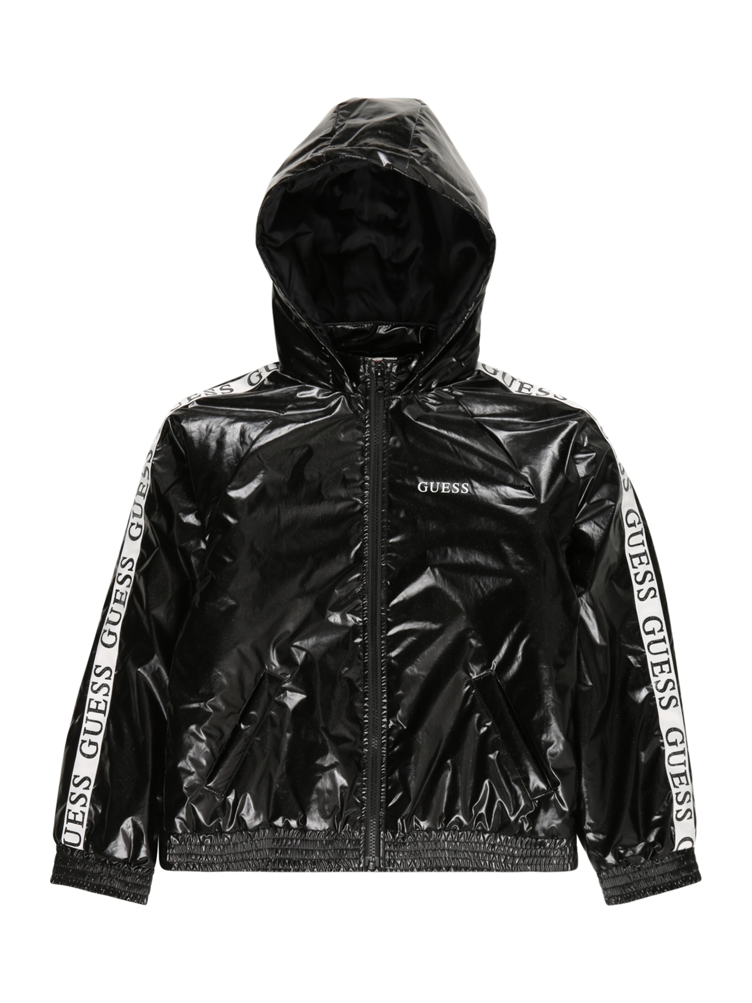 guess raincoat with hood