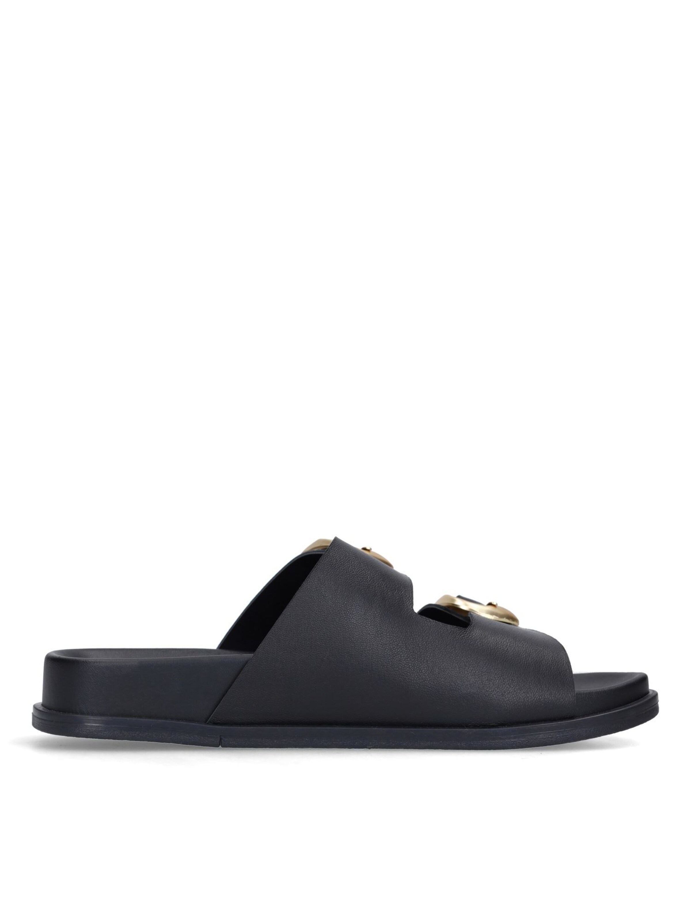 MANFIELD Pantolette in Schwarz