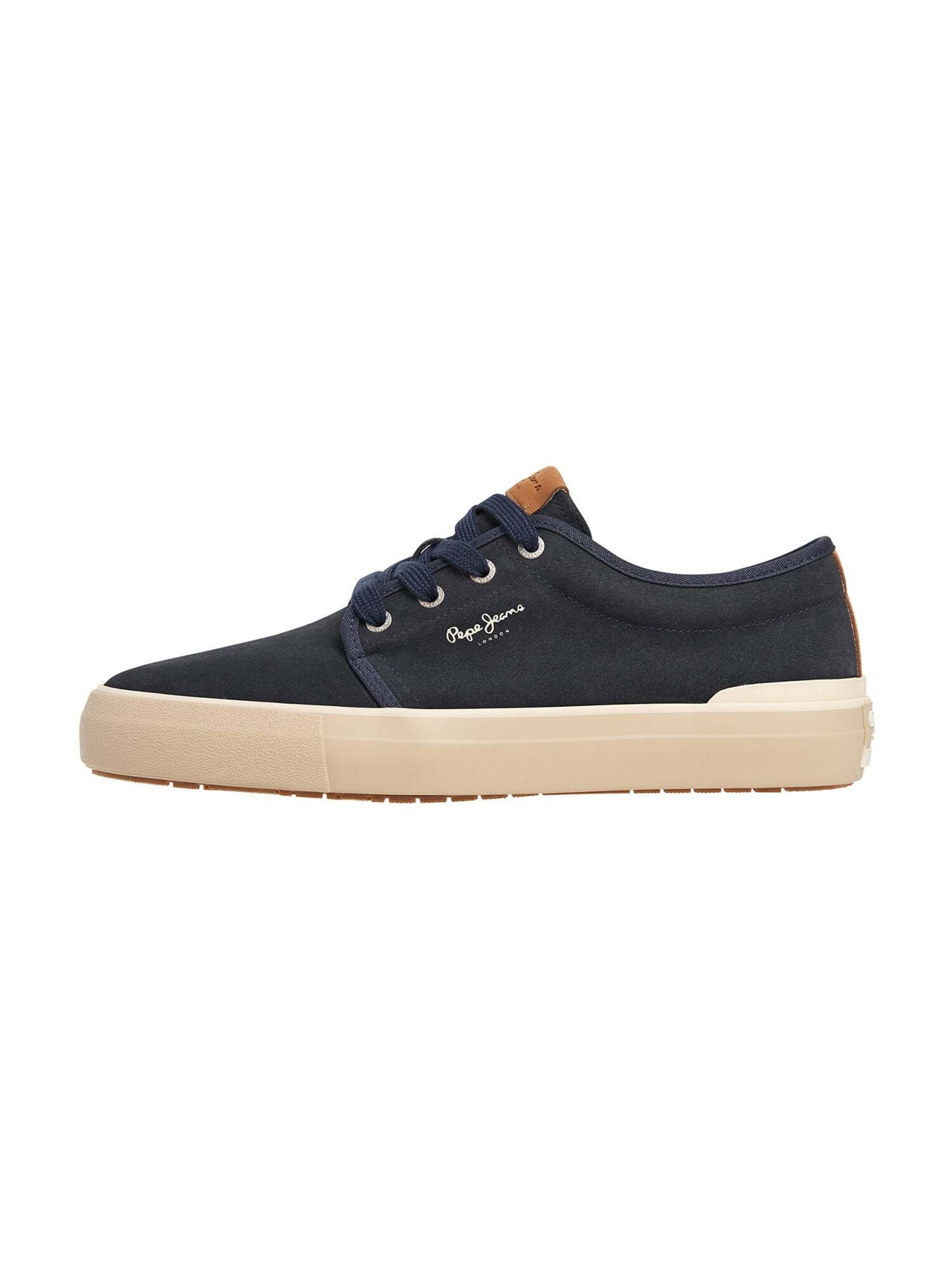 Pepe Jeans Platform trainers 'Ben' in Blue: front