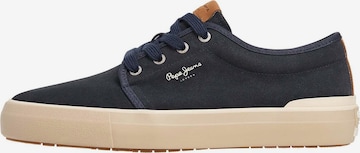 Baskets basses 'Ben' Pepe Jeans en bleu : devant