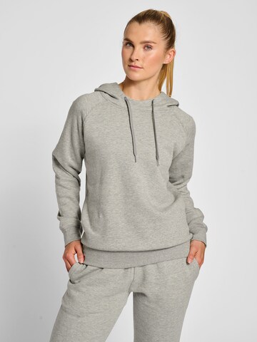 Hummel Sportief sweatshirt in Grijs: voorkant