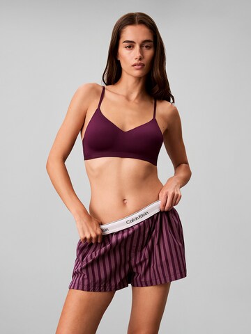 Calvin Klein Underwear Pyjamahose in Lila: Vorderseite