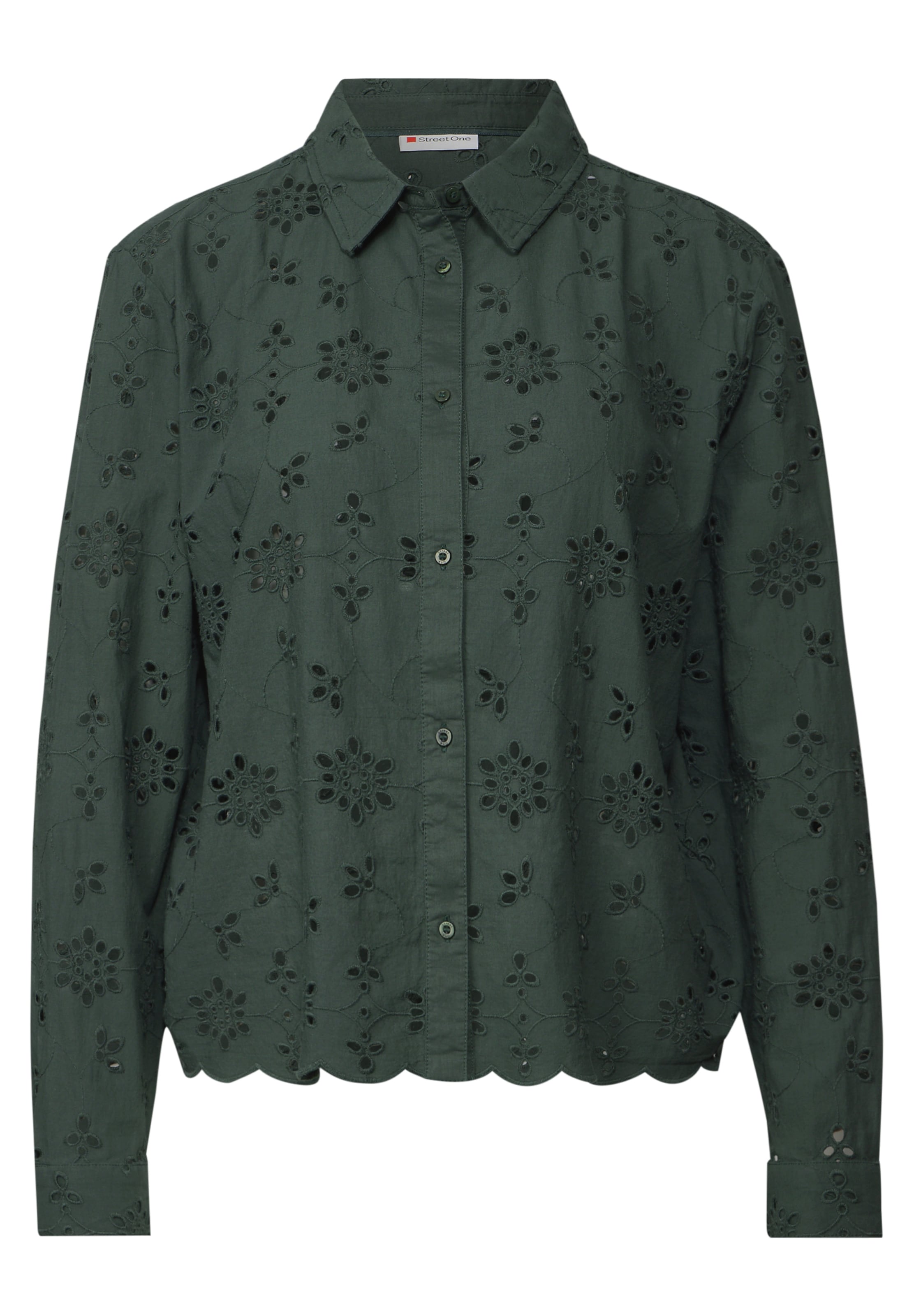STREET ONE Bluse in Grün: Vorderseite