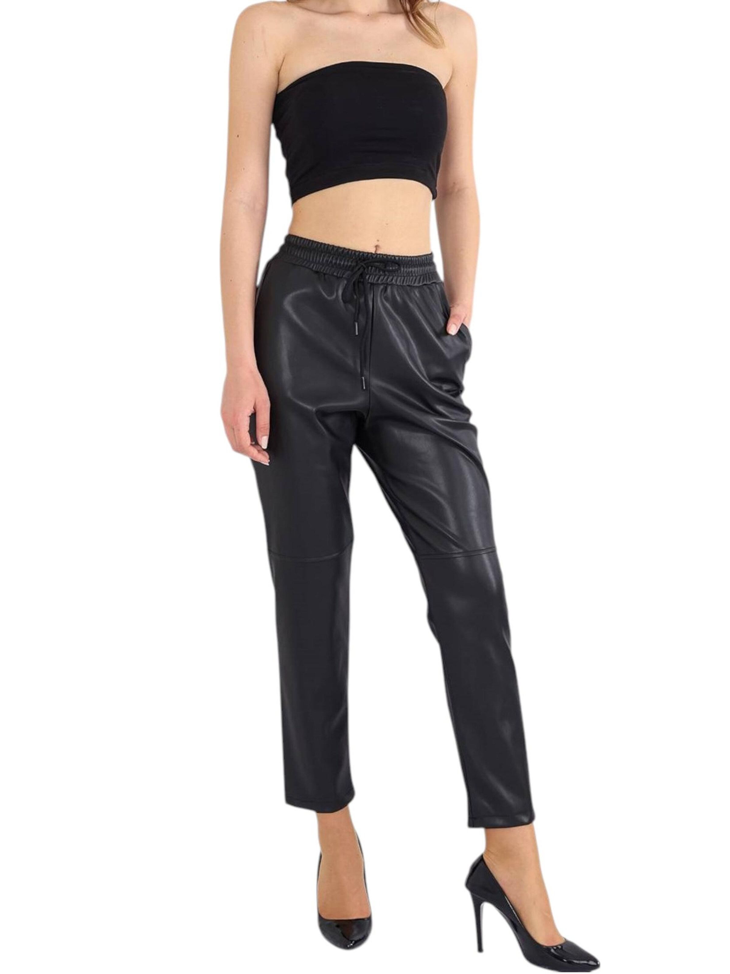 fashionshowcase Regular Trousers 'RENA EDGE' in Black