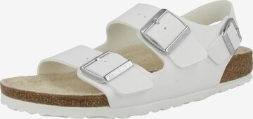 BIRKENSTOCK - Sandália 'Milano' em branco