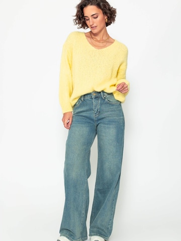 SASSYCLASSY Oversizepullover in Gelb