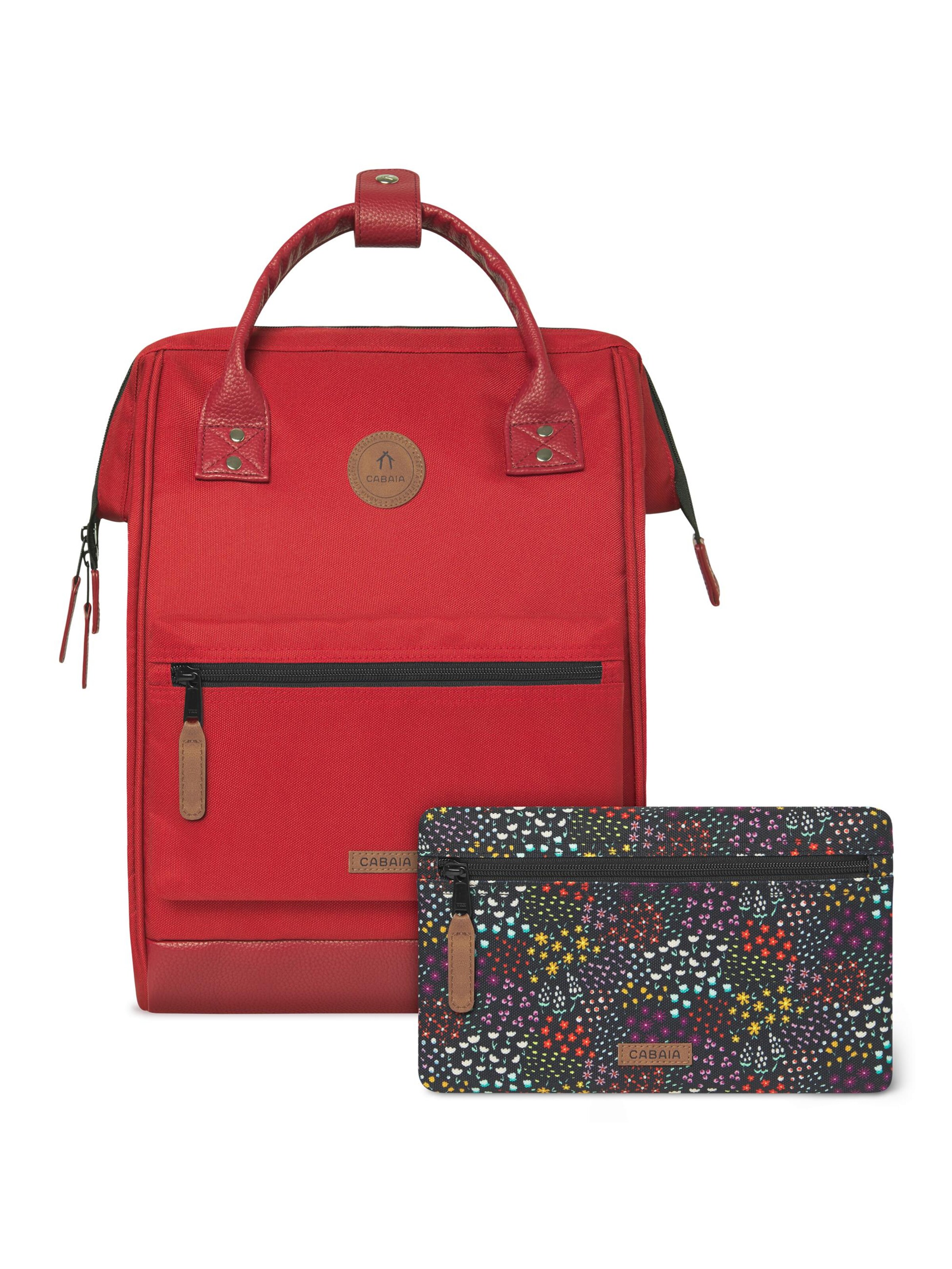 Cabaia Rucksack 'Adventurer' in Rot: Vorderseite