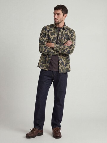 Coupe regular Chemise 'RDDCOLTER' R.D.D. ROYAL DENIM DIVISION en vert