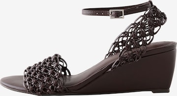 Next - Sandalias 'Forever Comfort' en marrón: frente