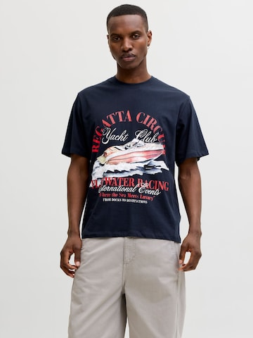 T-Shirt JACK & JONES en bleu : devant