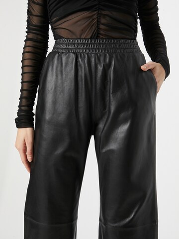 OAKWOOD Loose fit Pants 'MILA' in Black