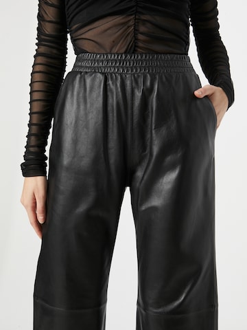 OAKWOOD Loose fit Pants 'MILA' in Black