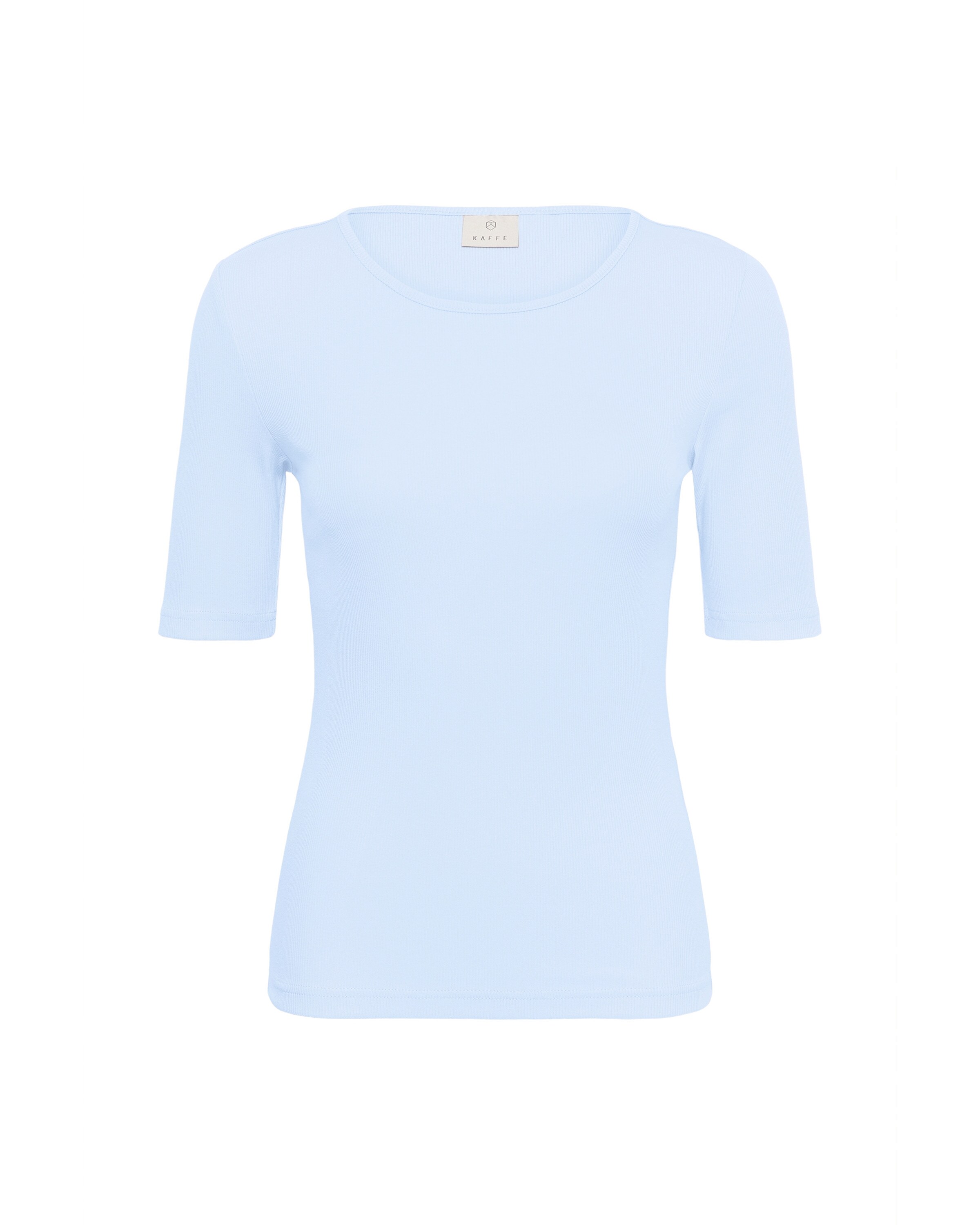 T-shirt 'KCcarina' KAFFE CURVE en bleu : devant