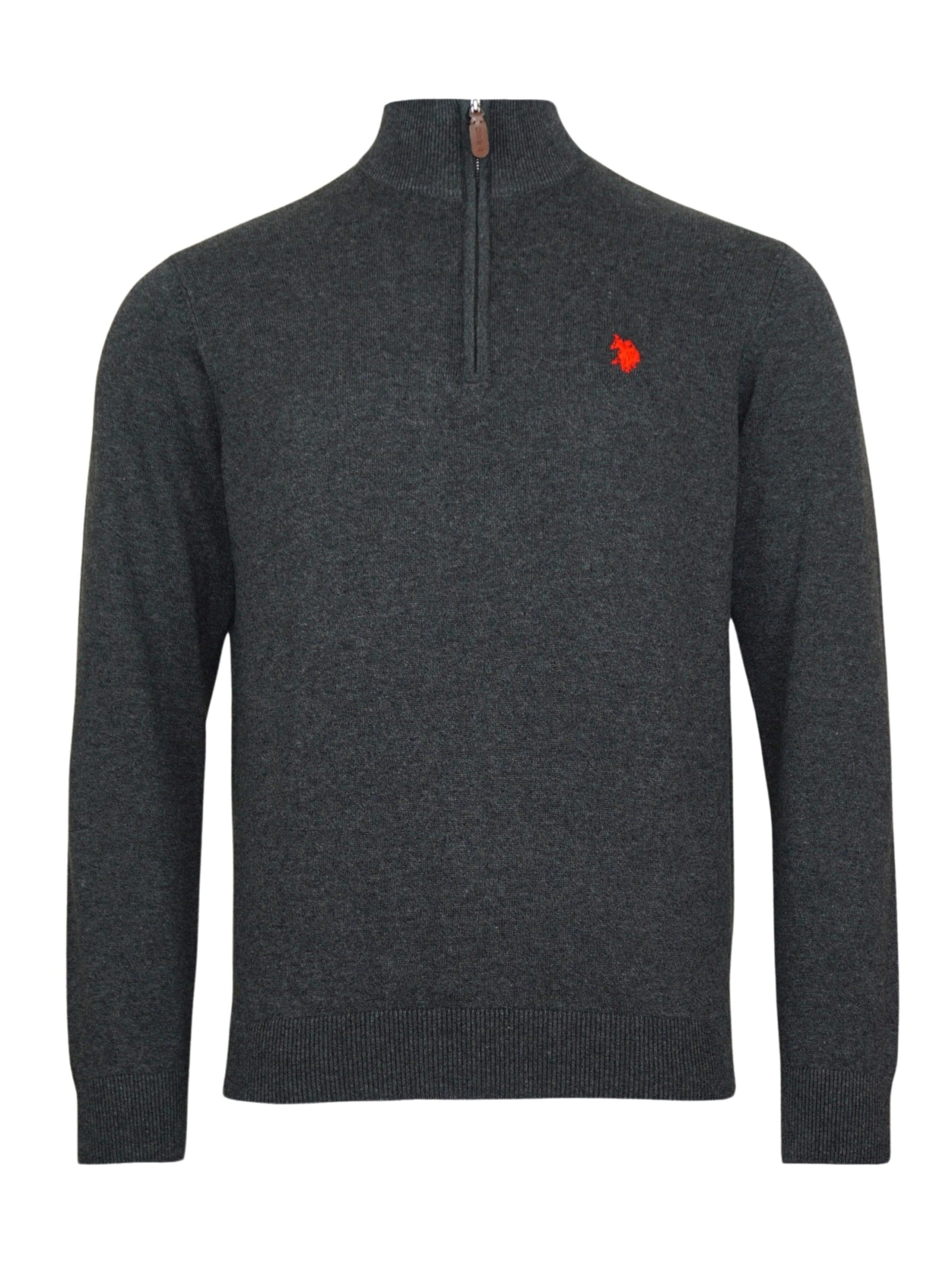 Pull-over U.S. POLO ASSN. en gris : devant