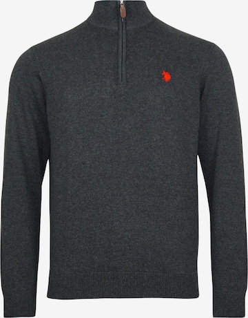 Pullover di U.S. POLO ASSN. in grigio: frontale
