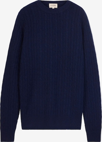 Pull-over GOBI Cashmere en bleu : devant