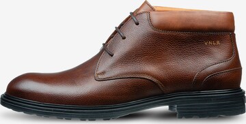VANLIER Lace-Up Boots ' Berner ' in Brown