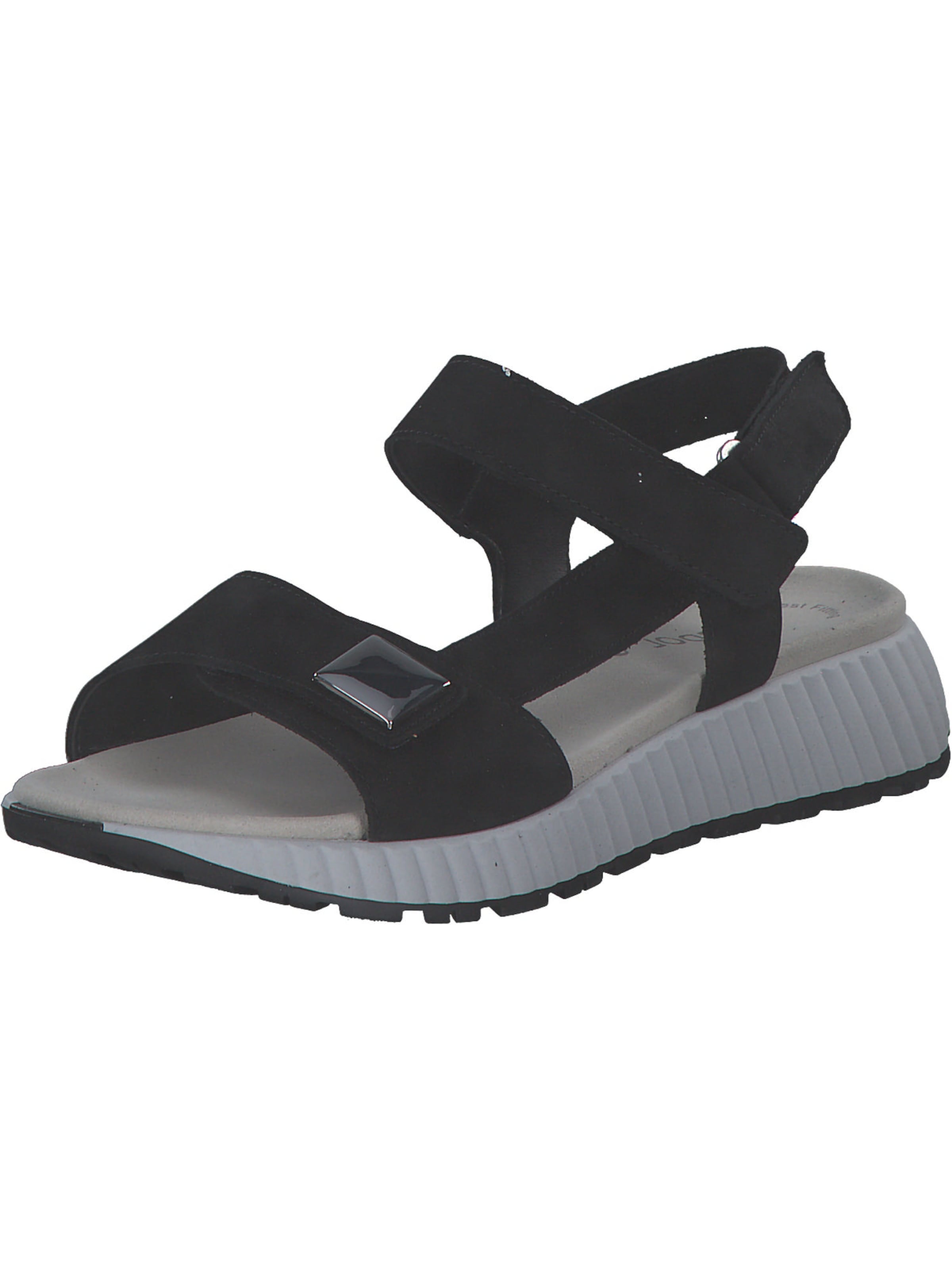 GABOR Sandaal in Zwart: voorkant