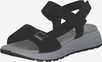 GABOR Sandaal in Zwart: voorkant