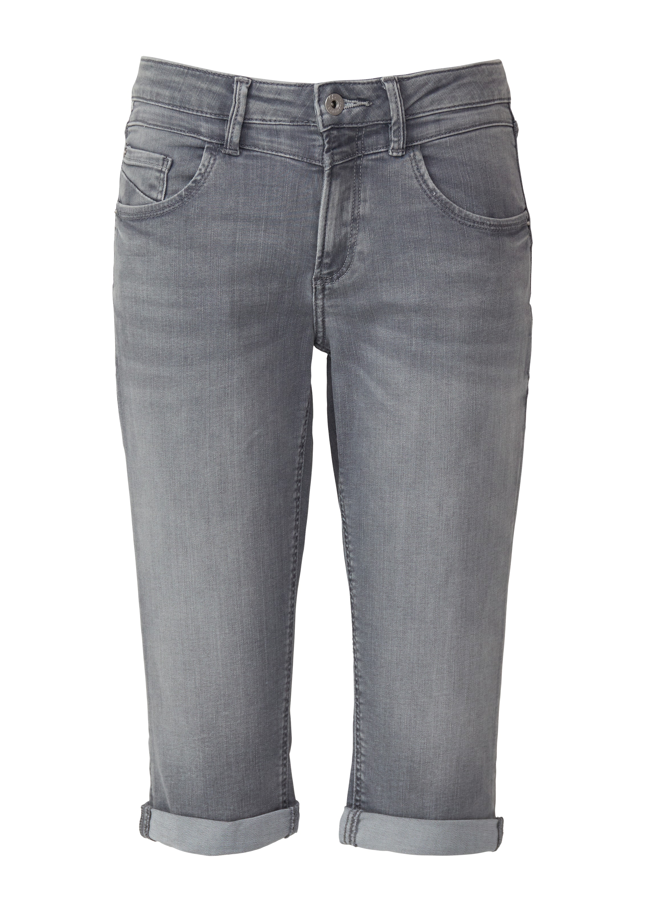 QS Jeansy 'Catie' w kolorze szary: przód