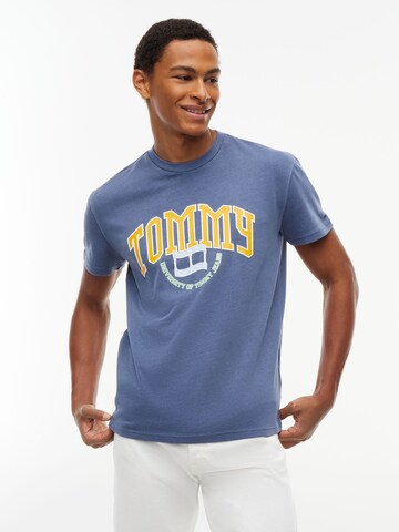Maglietta 'CREST ARCH' di Tommy Jeans in blu: frontale