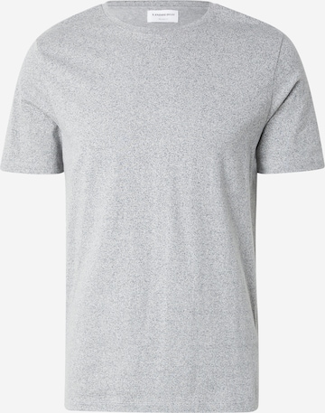 Lindbergh T-Shirt 'Mouliné' in Grau: Vorderseite