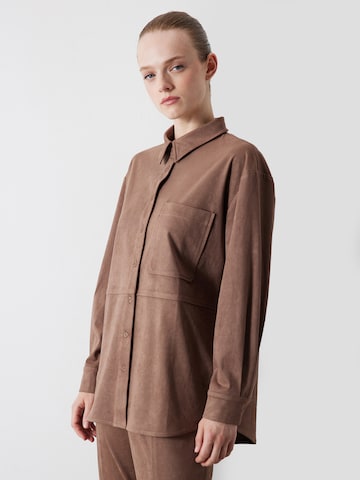 Ipekyol Blouse in Brown: front