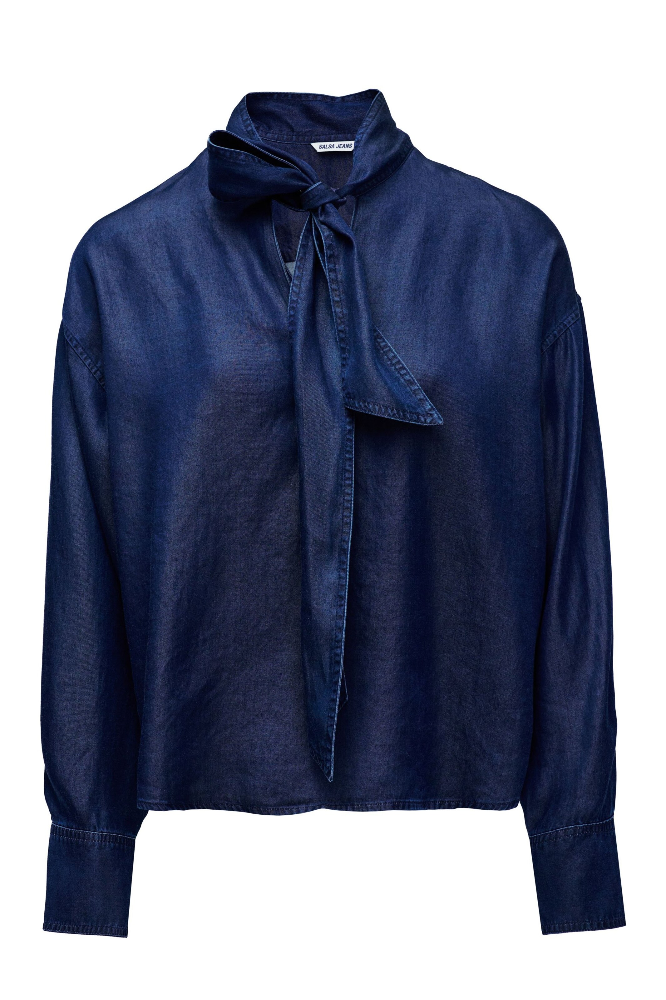 Salsa Jeans Blouse in Blauw: voorkant