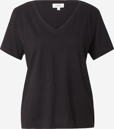 Marškinėliai iš s.Oliver, spalva – juoda, Prekių apžvalga