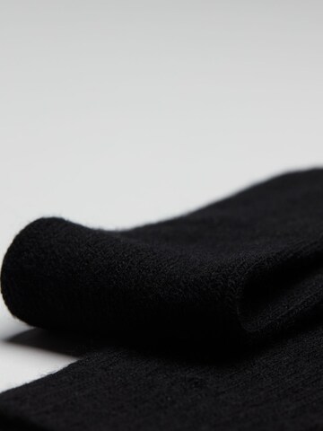 CALZEDONIA Knee High Socks in Black: front