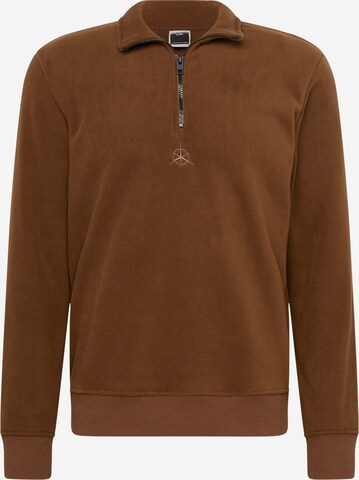 Sweat-shirt 'FRIDAY' JACK & JONES en marron : devant