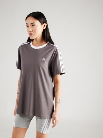 T-shirt fonctionnel 'Essentials' ADIDAS SPORTSWEAR en marron : devant