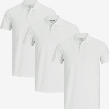 JACK & JONES Shirt 'Basic' in White: front