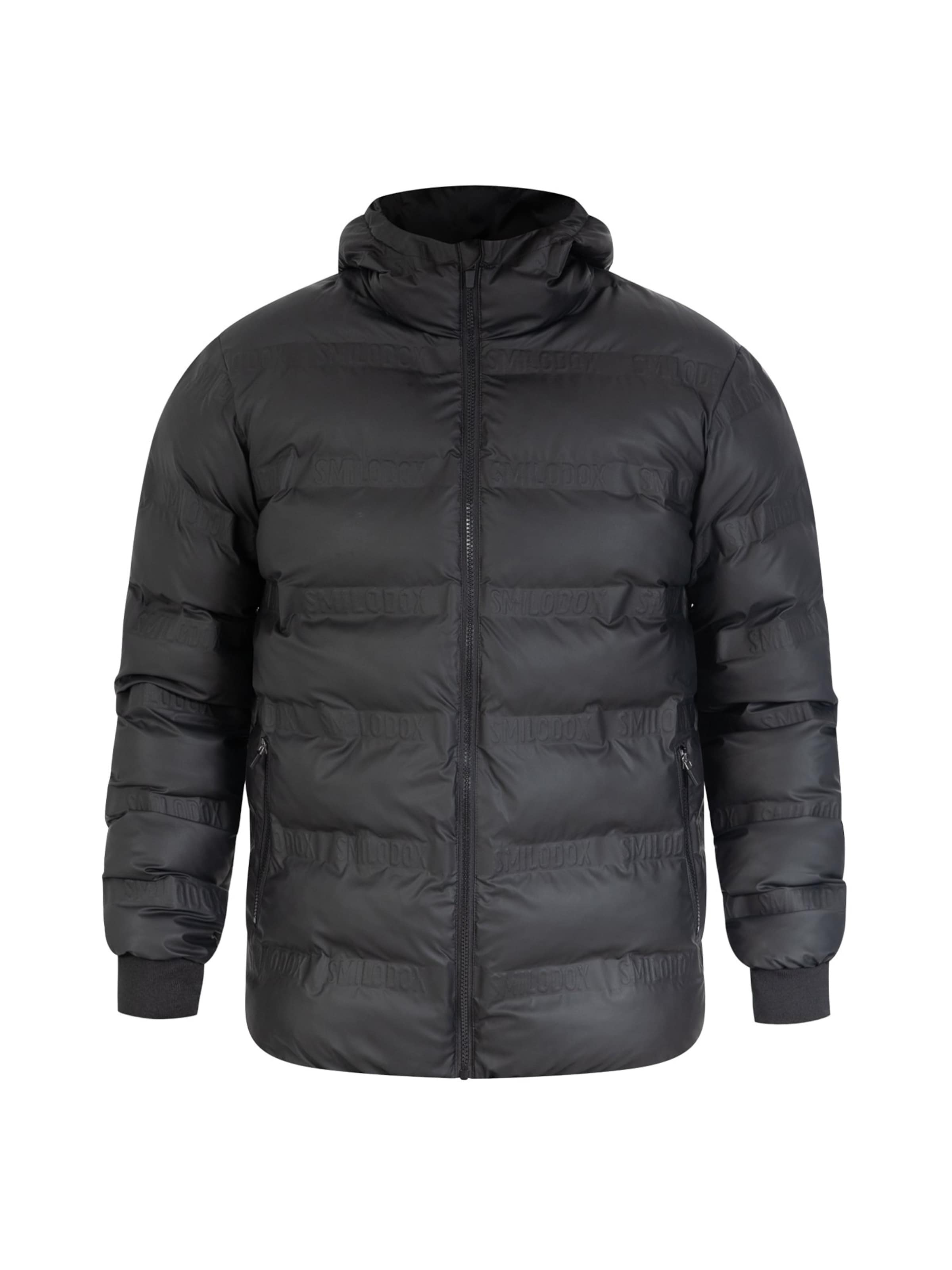 Smilodox Winter Jacket 'Levi' in Black: front